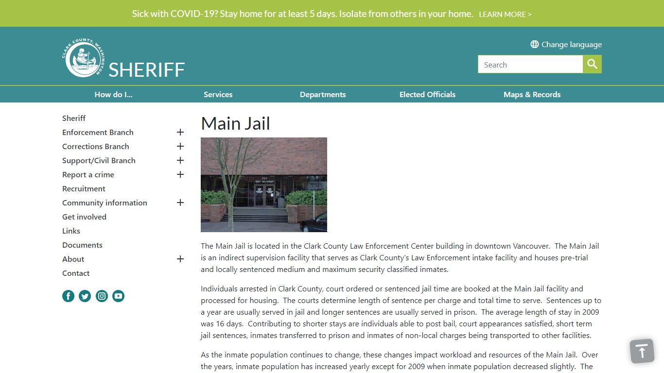 Main Jail | Clark County